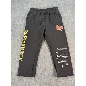 Beetlejuice Pants Mens XL Black Sweatpants Joggers Shoe Palace Movie Graphic